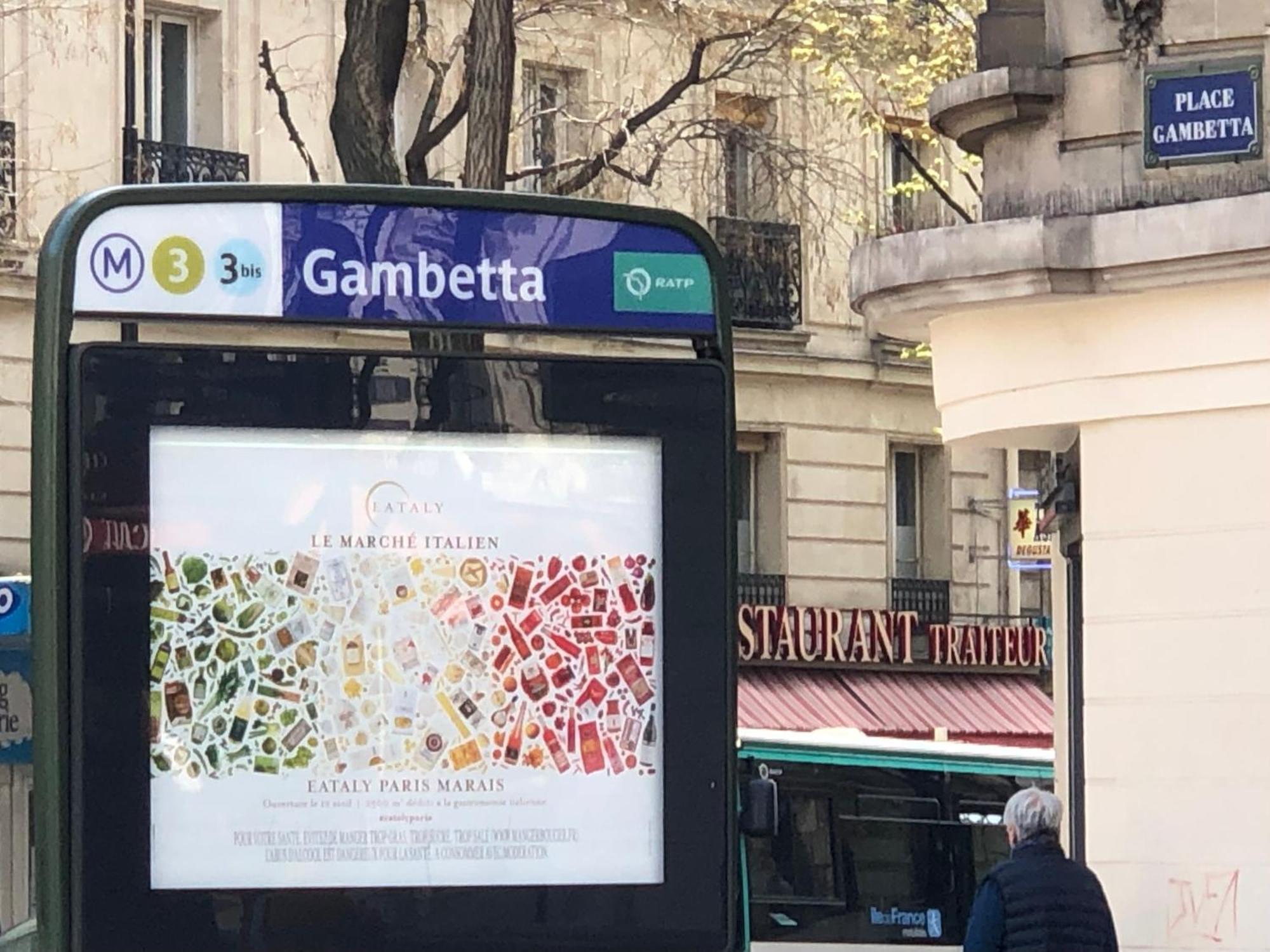 Metro Gambetta Apartment Paris Exterior foto